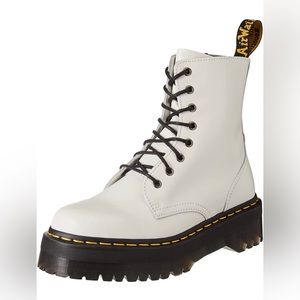 White Platform Dr. Martens (unisex)
